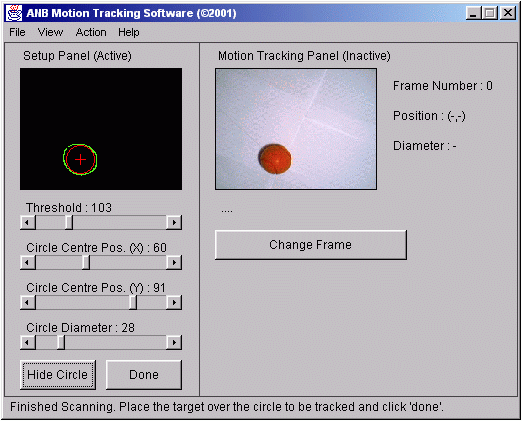 Figure 3.5ab : GUI of the system showing the results of edge detection anlysis